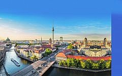 Aerial view of Berlin skyline Aerial view of Berlin skyline
