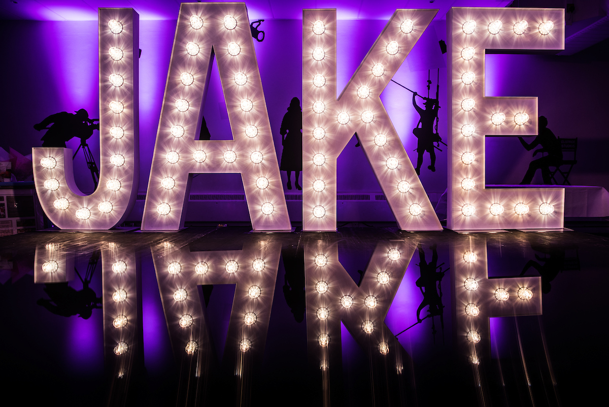 Jokes for Jake at Elstree Studios. 
(Credit: Blake Ezra Photography Ltd)