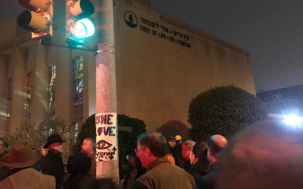 Mayor Bill Peduto posted this picture of the vigil on Twitter