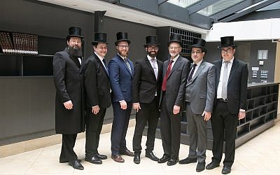 New rabbis Alexander Goldberg, Aaron Hass, Aron Lovat, Yechezkel  Mandelbaum, Jeremy Meyer, Sam Millunchick and Claude Vecht-Wolf