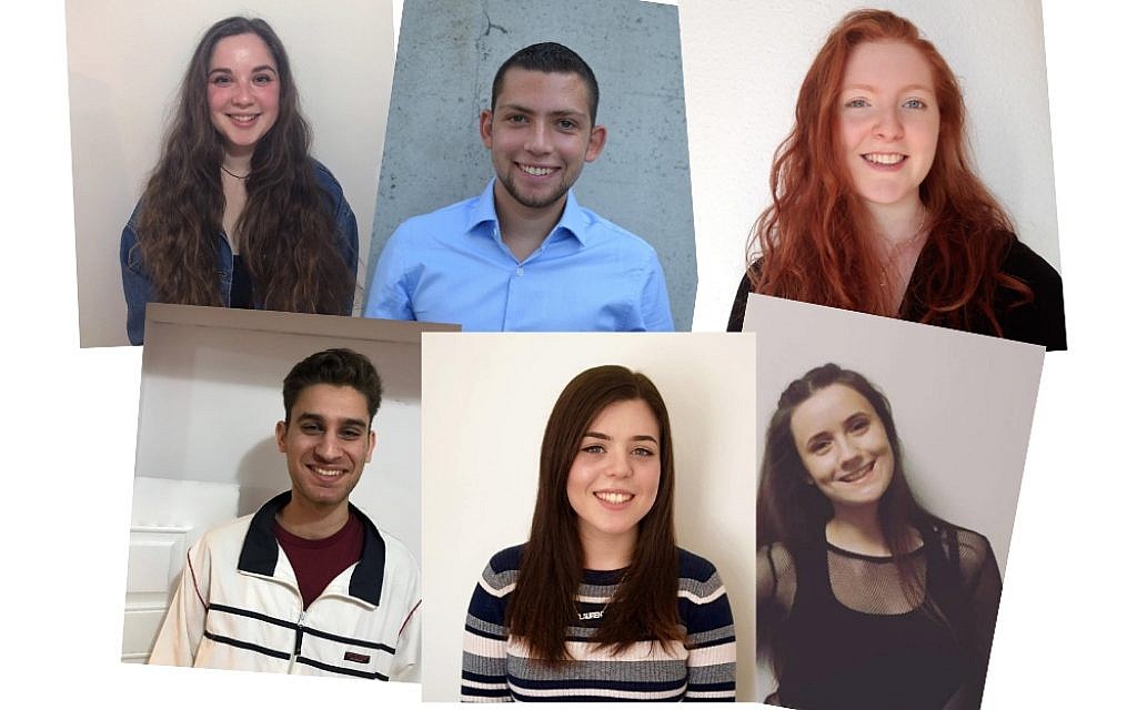 UJS' new team for 2019. Top: Shiri Wolf, Daniel Kosky and Esther Offenberg. Bottom: Bradley Langer, Lauren Lethbridge and Georgia Boroda