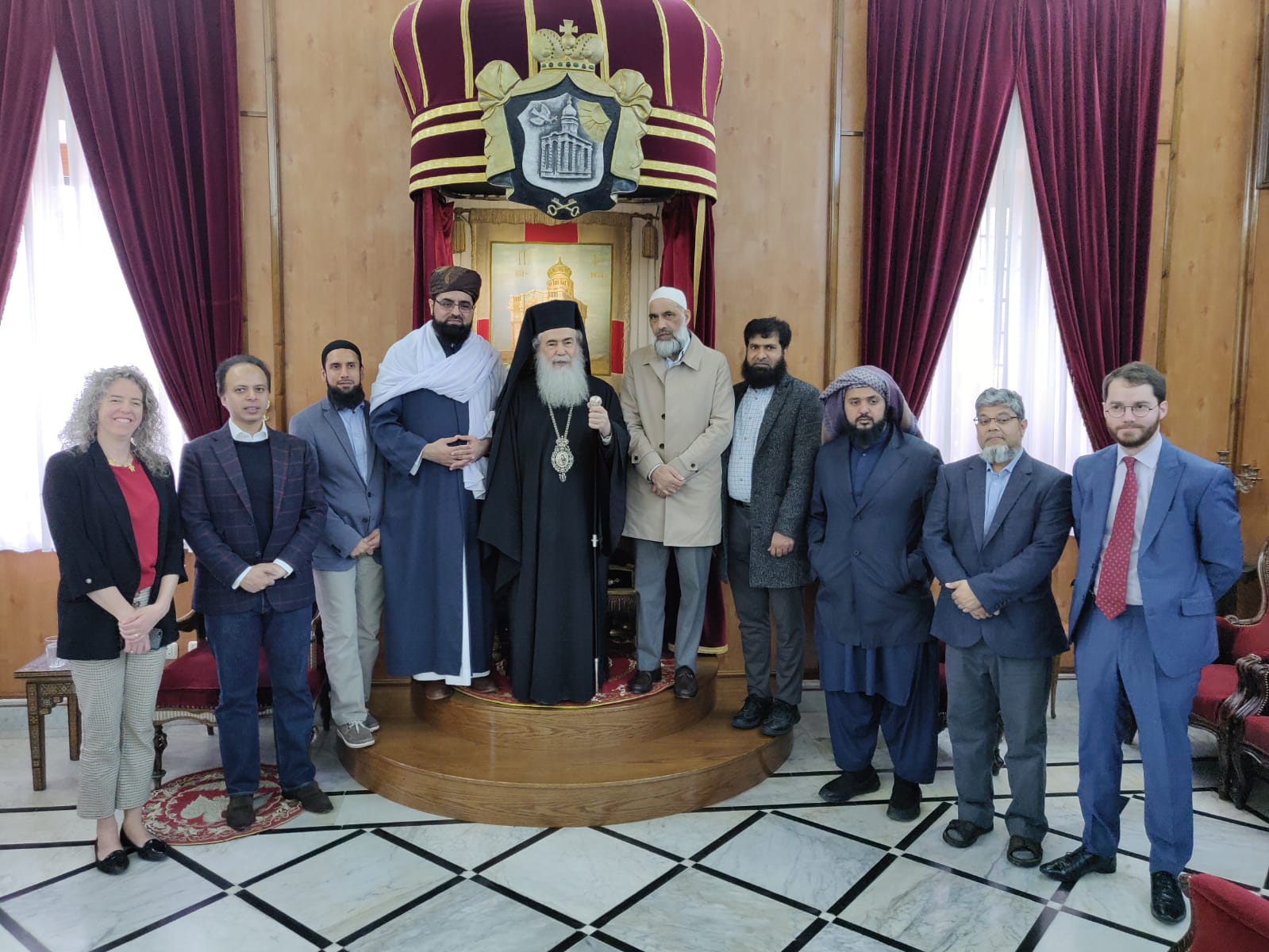 The Journey2Jerusalem delegation meets Christian leaders