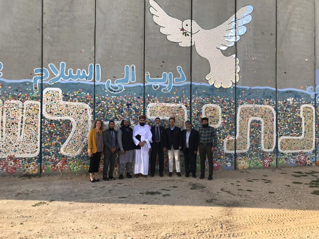 The Journey2Jerusalem delegation at the Gaza border