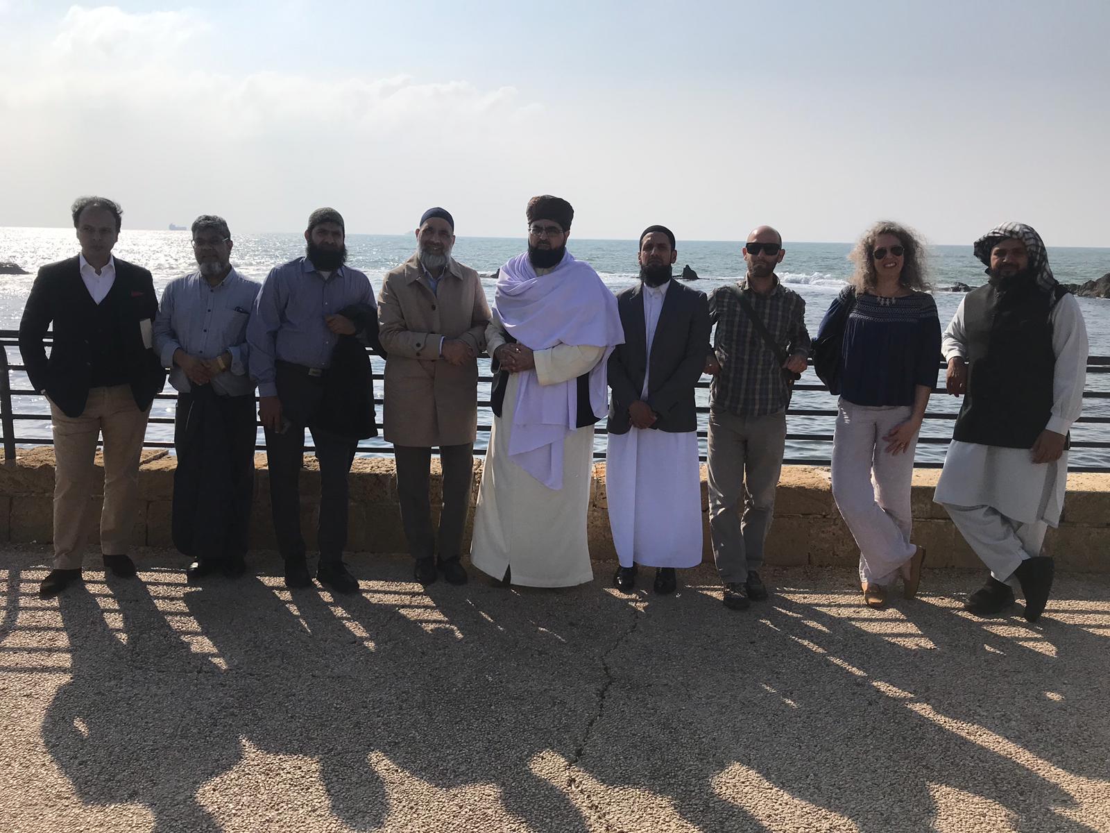 The Journey2Jerusalem delegation at the coast
