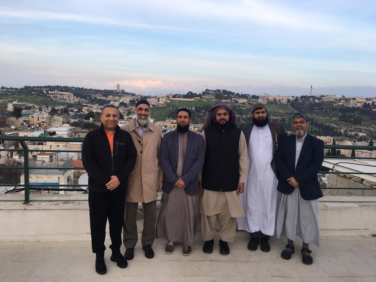 The Journey2Jerusalem delegation overlooking the city