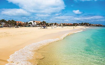 Santa Maria beach in Sal Island Cape Verde