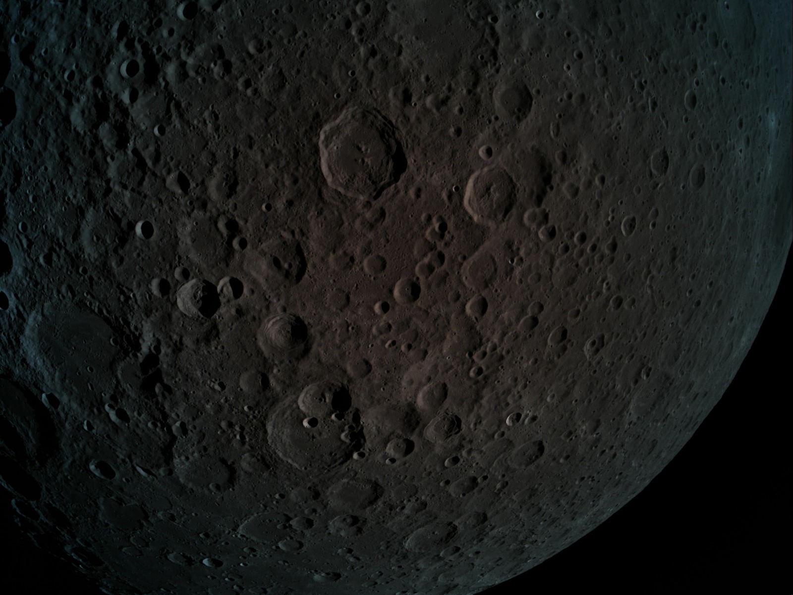 A picture taken by Beresheet - the far side of the moon during the maneuver at a height of 470 km from the moon. (Photo credit: Eliran Avital) A picture taken by Beresheet - the far side of the moon during the maneuver at a height of 470 km from the moon. (Photo credit: Eliran Avital)