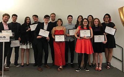 Union of Jewish Students awards winners