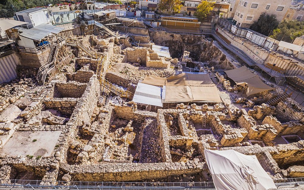 The dig site in Jerusalem. (Credit: Yoli Schwartz/Israel Antiquities Authority)