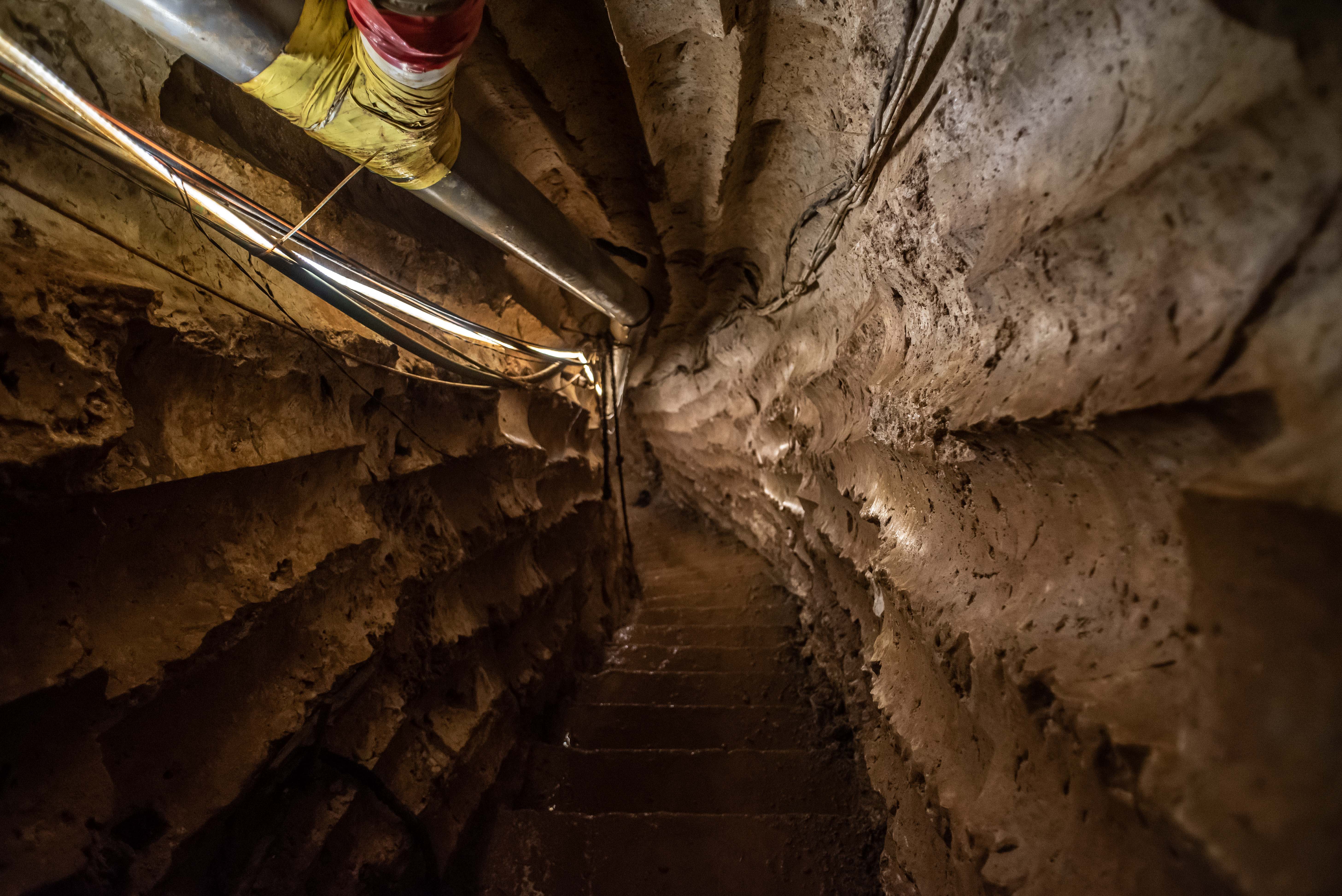 A Hezbollah tunnel that crosses from Lebanon to Israel, on the border between Israel and Lebanon in northern Israel, on May 29, 2019. Photo by: Ayal Margolin-JINIPIX
