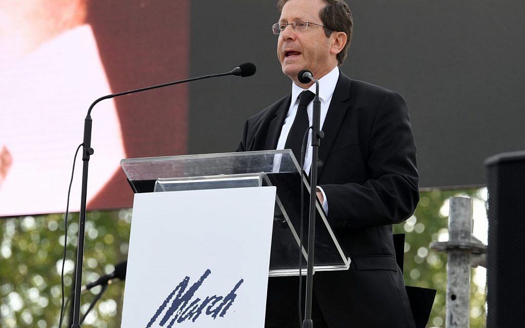 Jewish Agency chair Isaac Herzog at March of the Living