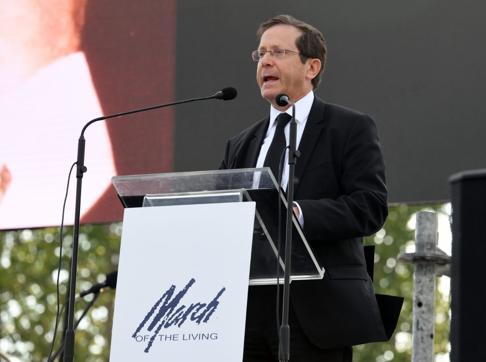 Jewish Agency chair Isaac Herzog at March of the Living