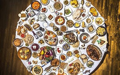 The 100 Most Jewish Foods, which are also  available to view at 100jewishfoods.tabletmag.com Credit: Noah Fecks