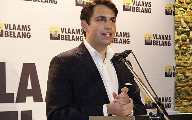 Tom Van Grieken,  leader of Vlaams Belang(Wikipedia. Author:Hans Verreyt. Source: Wikiportret.nl)