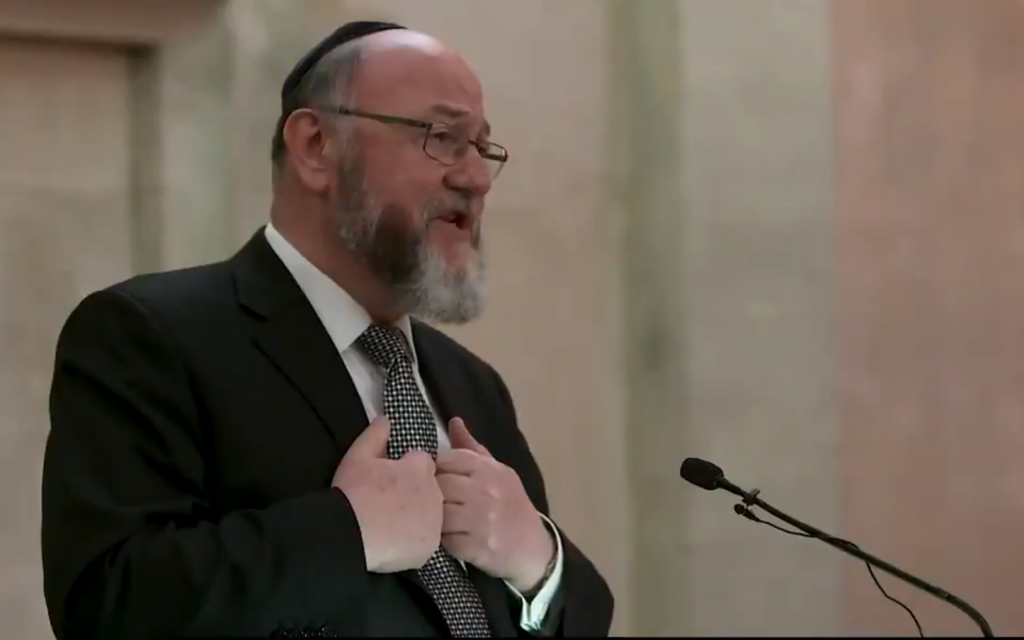 Chief Rabbi Ephraim Mirvis