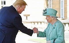 Donald Trump with the late Queen in 2019 at the start of his state visit to Britain. Donald Trump with the late Queen in 2019 at the start of his state visit to Britain.