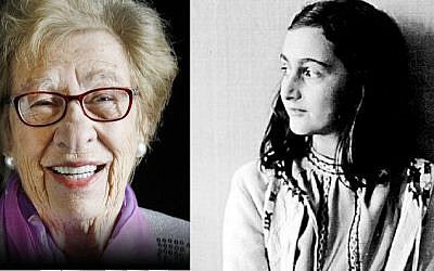 Eva Schloss reflects on her posthumous step-sister Anne Frank, on what would have been the Jewish diarist's 90th birthday Credit: Anne Frank Trust UK