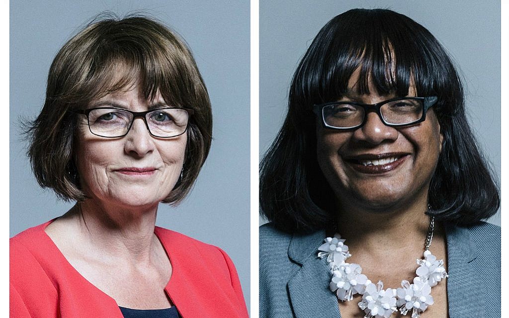 Dame Louise Ellman and Diane Abbott