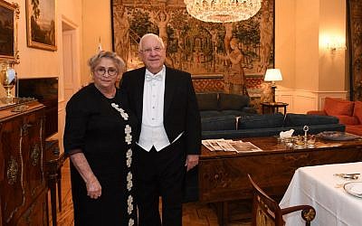 President Ruvi, alongside his late wife Nechama