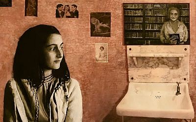 Reflection by Fiona Graham-Mackay imagines Anne Frank gazing from behind a mirror as a 90-year-old, and is set to be auctioned