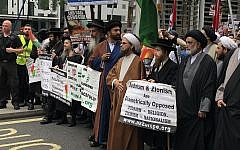 Neturei Karta UK leading the procession