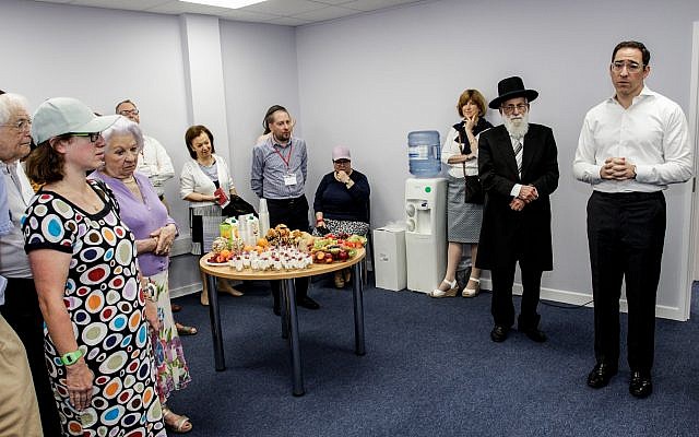 Guests at the new S&P Sephardi Community HQ in Hendon