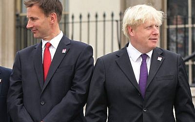 File photo dated 24/08/12 of the then Secretary of State for Culture, Olympics, Media and Sport Jeremy Hunt and the then Mayor of London Boris Johnson, who will go head to head in the Conservative party leadership race.