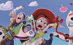 Tom Hanks, Tim Allen and Joan Cusack return as the voices of Woody, Buzz and Jessie, with comedian Tony Hale as Forky in Toy Story 4 Tom Hanks, Tim Allen and Joan Cusack return as the voices of Woody, Buzz and Jessie, with comedian Tony Hale as Forky in Toy Story 4
