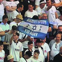 A Yid flag at the Champions League final.