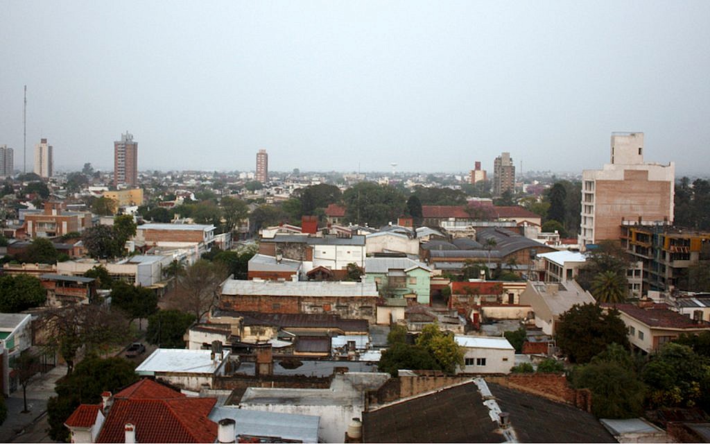 A view of Resistencia, Argentina, in 2010. The city's Holocaust monument was vandalized with a swastika. (Times of Israel/WIkimedia Commons via JTA)