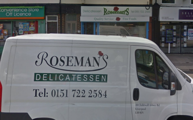 Roseman Delicatessen in Liverpool (Google Maps)