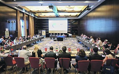 Twelve countries attended the combating antisemitism event