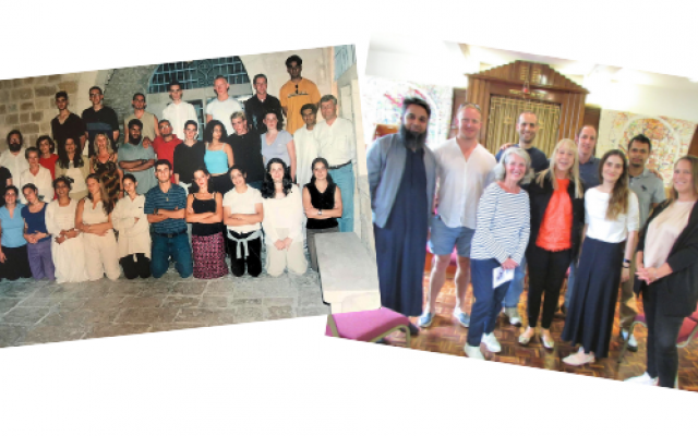 Then and now: The interfaith group come together 20 years apart.