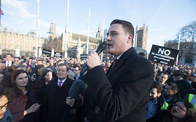 Wes Streeting MP speaking at Enough Is Enough - Demonstration against antisemitism. 

Photo Credit: Marc Morris