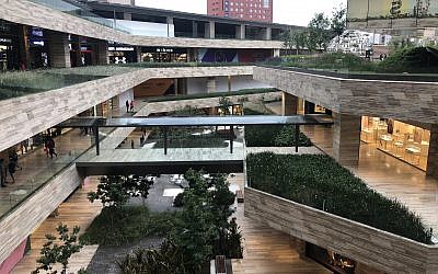 Artz Pedregal, a plush shopping mall in Mexico City, where two Israelis were shot and killed this week in a gangland 'hit'