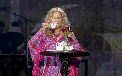 Barbra Streisand performs during Barclaycard Presents British Summer Time Hyde Park. Credit: Dave J Hogan/Getty Images