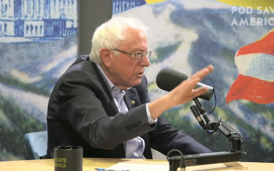 Bernie Sanders on the Pod Save America show
