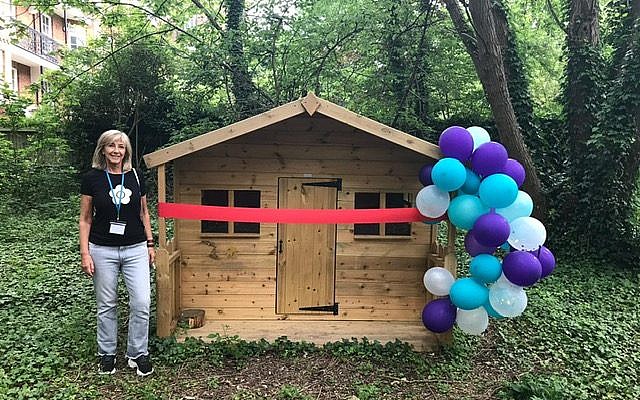 The new £4,000 learning lodge at Gesher School