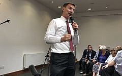 Jeremy Hunt at Finchley United Synagogue Jeremy Hunt at Finchley United Synagogue