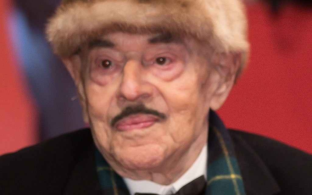 Artur Brauner at the opening ceremenony of the Berlinale 2018

(Image: Martin Kraft (photo.martinkraft.com)
License: CC BY-SA 3.0. via Wikimedia Commons)