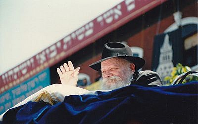 Menachem Mendel Schneerson - the Lubavitcher Rebbe. (Credit: Wikipedia/Mordecai baron)