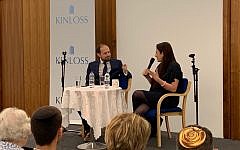 Luciana Berger in conversation with Richard Verber at Kinloss Luciana Berger in conversation with Richard Verber at Kinloss
