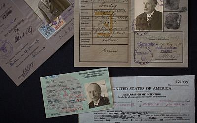 Documentation of Dr Georg Bredig as he escaped Nazi-occupied Euroep