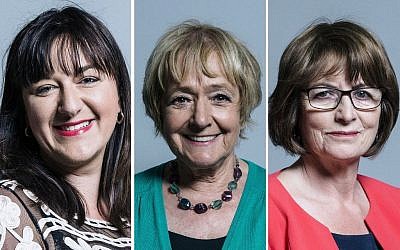 Ruth Smeeth, Margaret Hodge and Louise Ellman