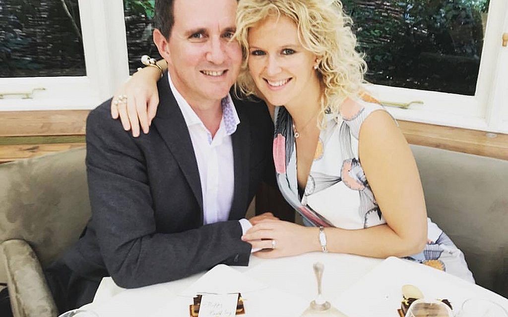 Jonathan Goldstein with his wife Hannah Goldstein (Family Handout/PA Wire)
