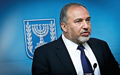 Israel's Minister of Finance Avigdor Lieberman. (Xinhua/JINI) XINHUA /LANDOV