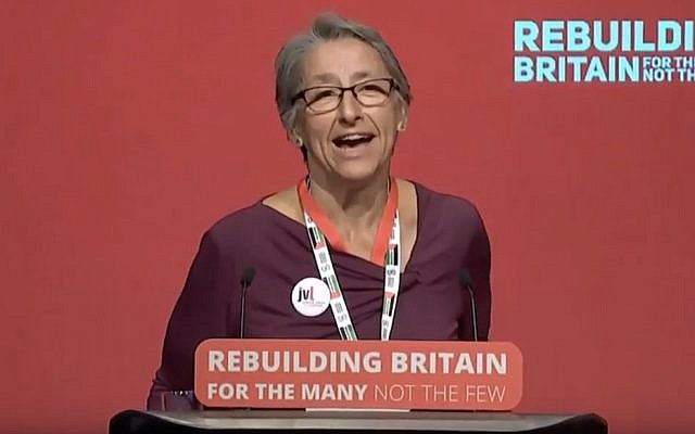 Leah Levane at Labour Conference last year (Credit: YouTube)