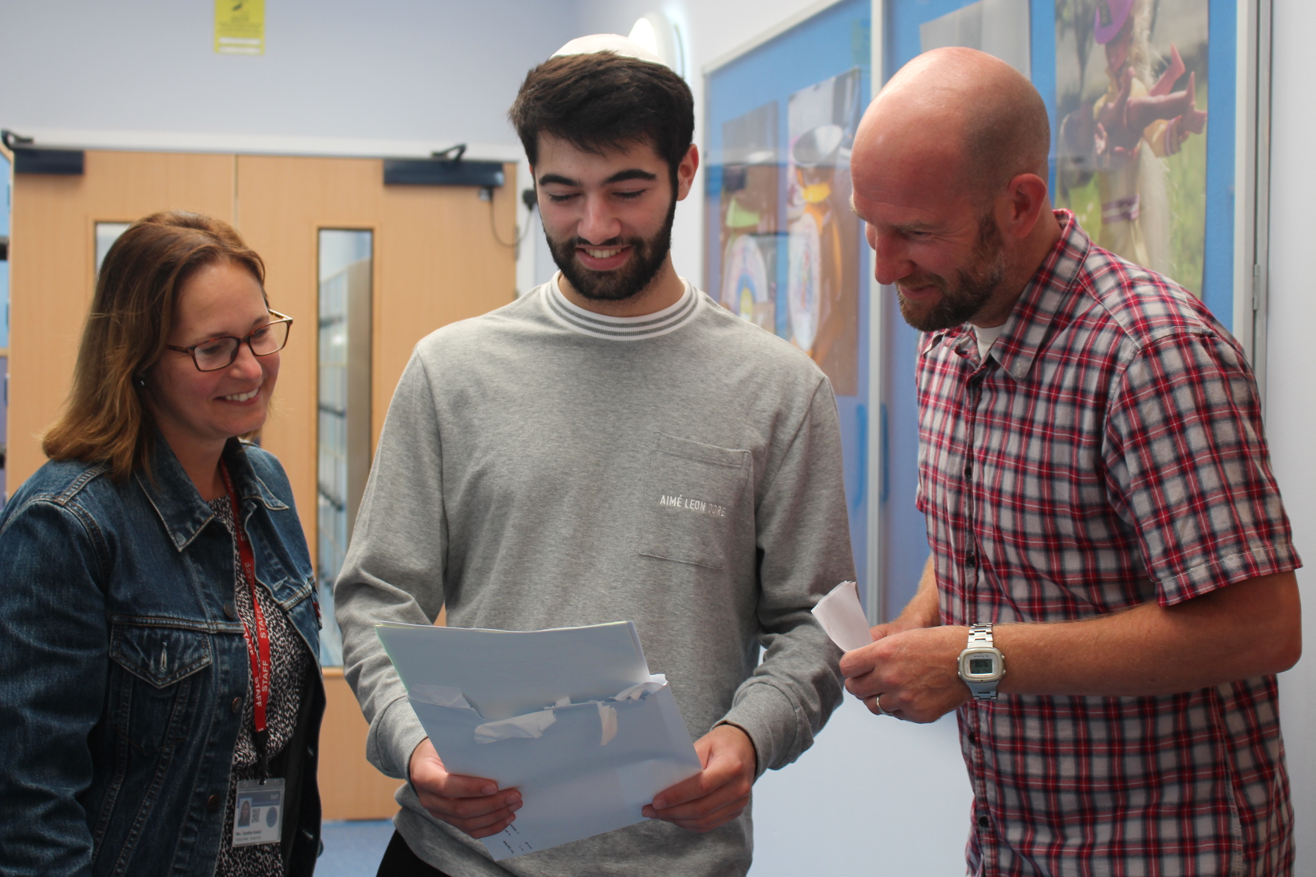 Immanuel College students get their A-Level results!