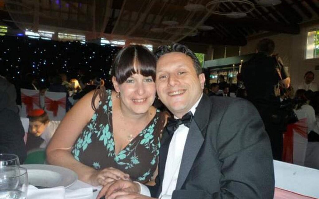 Jeremy Rabinovitz, 42, with his wife, Amanda,