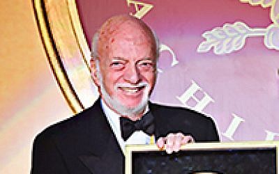 Broadway director Harold Prince receives the Golden Plate award at the American Academy of Achievement’s 46th annual International Achievement Summit in Washington, D.C. on Saturday, June 23, 2007. (Wikipedia/
Author: Academy of Achievement)